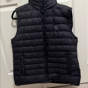 iHood Heated Black Puffer Vest with Hood